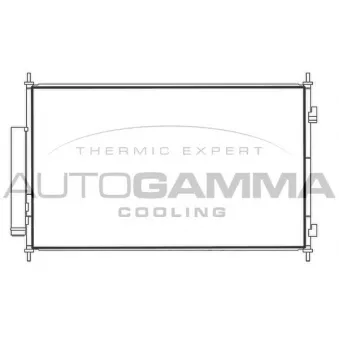 Condenseur, climatisation AUTOGAMMA OEM 80110T7WA01