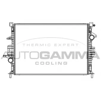 AUTOGAMMA 107819 - Radiateur, refroidissement du moteur