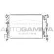 Radiateur, refroidissement du moteur AUTOGAMMA [107897]