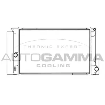 AUTOGAMMA 107967 - Radiateur, refroidissement du moteur