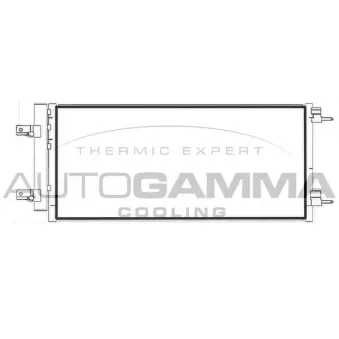 AUTOGAMMA 107983 - Condenseur, climatisation