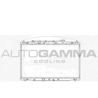 Radiateur, refroidissement du moteur AUTOGAMMA 107987