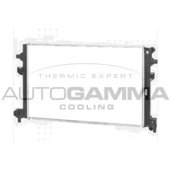 Radiateur, refroidissement du moteur AUTOGAMMA 107990