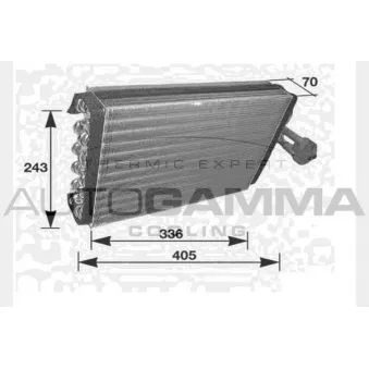 Évaporateur climatisation AUTOGAMMA 112000