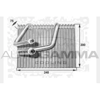 Évaporateur climatisation AUTOGAMMA OEM 7701208271