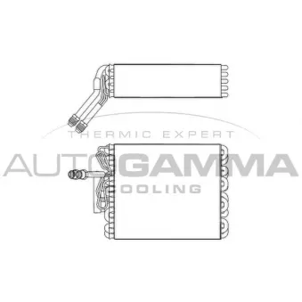 Évaporateur climatisation AUTOGAMMA OEM 357820103