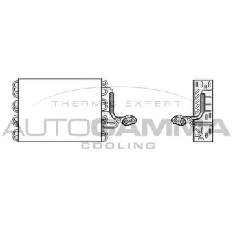 AUTOGAMMA 112065 - Évaporateur climatisation