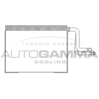 AUTOGAMMA 112084 - Évaporateur climatisation
