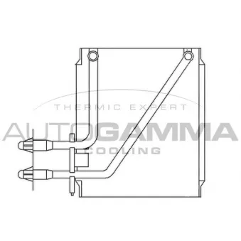 Évaporateur climatisation AUTOGAMMA 112108