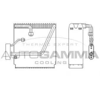 AUTOGAMMA 112120 - Évaporateur climatisation