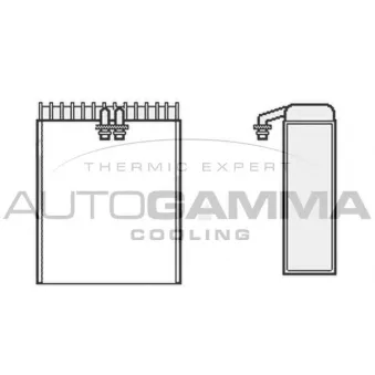 Évaporateur climatisation AUTOGAMMA 112147