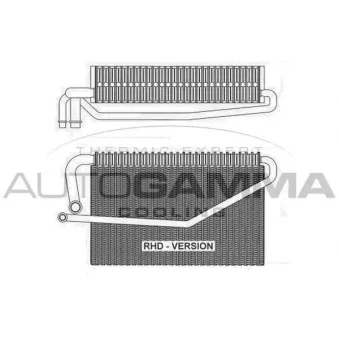 AUTOGAMMA 112165 - Évaporateur climatisation