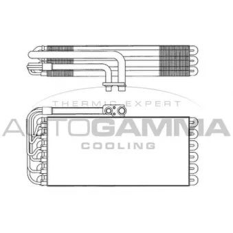 Évaporateur climatisation AUTOGAMMA 112184