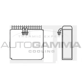 Évaporateur climatisation AUTOGAMMA 112206