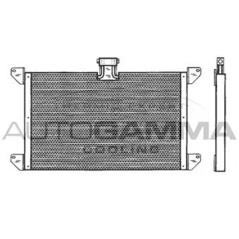 Condenseur, climatisation AUTOGAMMA 303742
