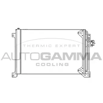 Condenseur, climatisation AUTOGAMMA 304500