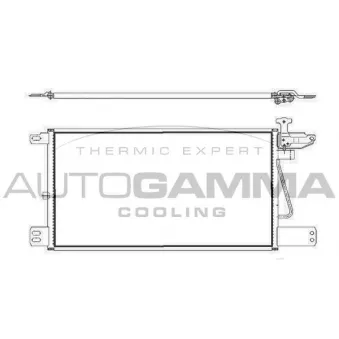 Condenseur, climatisation AUTOGAMMA 304799