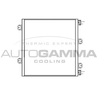 Condenseur, climatisation AUTOGAMMA 304908