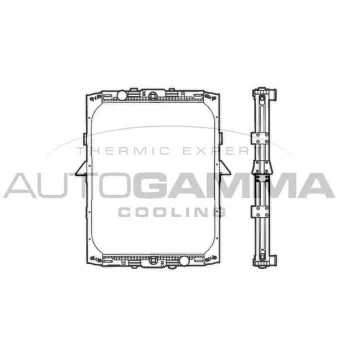 AUTOGAMMA 400062 - Radiateur, refroidissement du moteur
