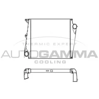 Intercooler, échangeur AUTOGAMMA 400350