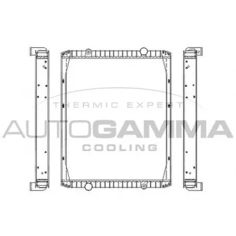 AUTOGAMMA 400356 - Radiateur, refroidissement du moteur