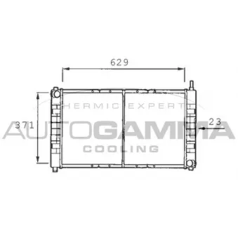 Radiateur, refroidissement du moteur AUTOGAMMA OEM 6685000601