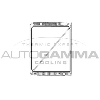 Radiateur, refroidissement du moteur AUTOGAMMA OEM 9425003303