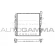 Radiateur, refroidissement du moteur AUTOGAMMA [401046]