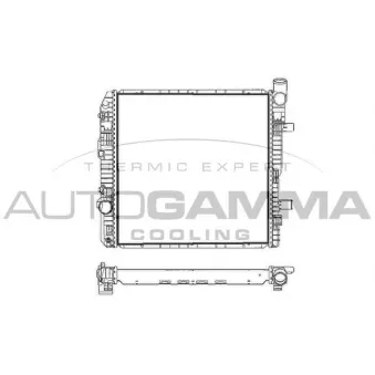 Radiateur, refroidissement du moteur AUTOGAMMA 401102