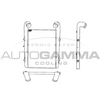 Intercooler, échangeur AUTOGAMMA 402126