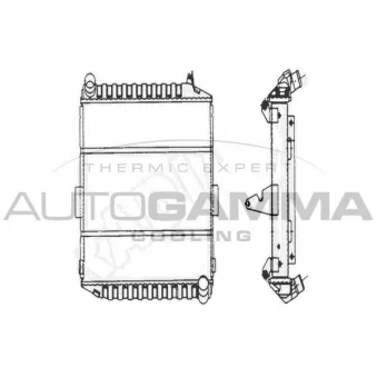 Radiateur, refroidissement du moteur AUTOGAMMA OEM 4438383