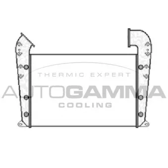 Intercooler, échangeur AUTOGAMMA 404208