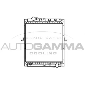 AUTOGAMMA 404348 - Radiateur, refroidissement du moteur