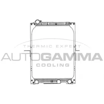 AUTOGAMMA 404354 - Radiateur, refroidissement du moteur