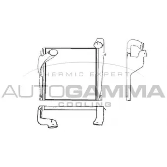 Intercooler, échangeur AUTOGAMMA 404398