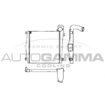 Intercooler, échangeur AUTOGAMMA 404406