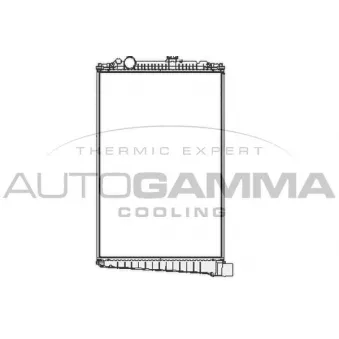 Radiateur, refroidissement du moteur AUTOGAMMA 404558