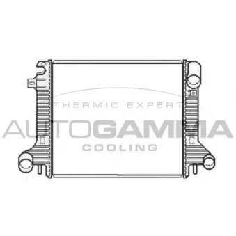 Radiateur, refroidissement du moteur AUTOGAMMA 404602
