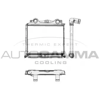 AUTOGAMMA 404750 - Intercooler, échangeur