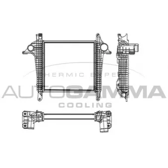 Intercooler, échangeur AUTOGAMMA 404816