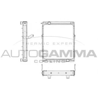 AUTOGAMMA 404864 - Radiateur, refroidissement du moteur