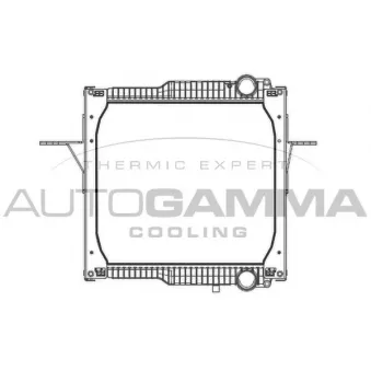 AUTOGAMMA 404896 - Radiateur, refroidissement du moteur