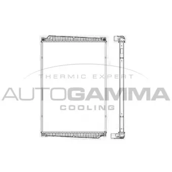 AUTOGAMMA 405012 - Radiateur, refroidissement du moteur