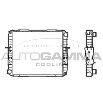 AUTOGAMMA 405286 - Radiateur, refroidissement du moteur