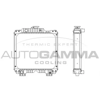 AUTOGAMMA 405575 - Radiateur, refroidissement du moteur