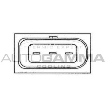 Ventilateur, refroidissement du moteur AUTOGAMMA GA221309