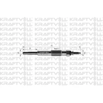 Bougie de préchauffage KRAFTVOLL GERMANY OEM 7700100558