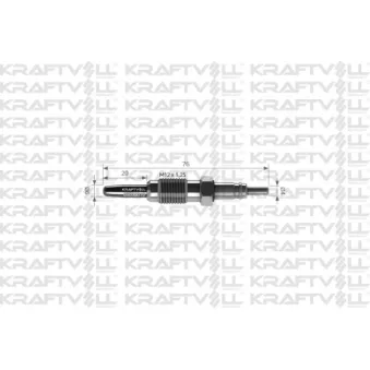 Bougie de préchauffage KRAFTVOLL GERMANY OEM 71735464