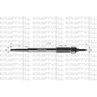 Bougie de préchauffage KRAFTVOLL GERMANY OEM 367102A100