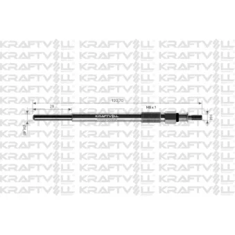 Bougie de préchauffage KRAFTVOLL GERMANY OEM ezd40